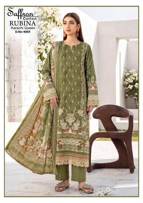 Saffron rubina vol 4 karachi dress material wholesale